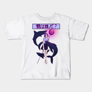 Girl with sharks Kids T-Shirt